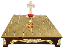 Кришка панахідного столу на 38св  ↔75см ↕50см Булат 