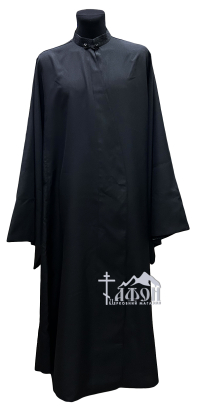 РЯСА чорна 58р Габардин Атлас Вишивка Український орнамент