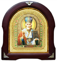 НИКОЛАЙ ЧУДОТВОРЕЦ   ↕29см ↔26см Литография 