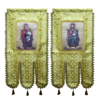 ХОРУГВИ Жовтий   ↕120см ↔60см Парча