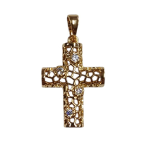 Хрестик НАТІЛЬНИЙ   ↕2.8 ↔1.5 см   Медичний сплав