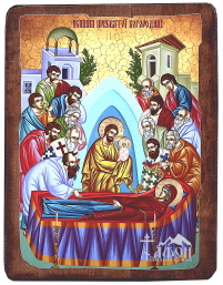 УСПІННЯ Пресвятої Богородиці   ↕23см ↔17см Дерево Литография