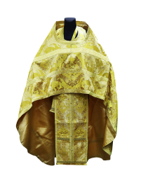 Облачение священника   Желтая 60р/д155см   Парча "Корона"