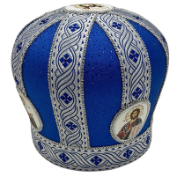 МИТРА   Синя   Розмір 61   Парча Галун