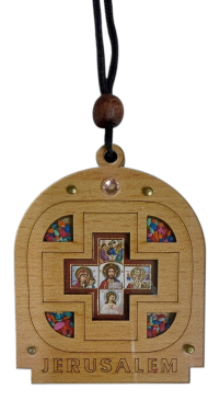 ПІДВІСКА   ↕7см ↔5см   Дерево Оргскло