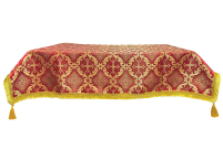 СКАТЕРТИНА   Червона   ↕140см ↔140см   Парча 