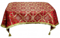 СКАТЕРТИНА   Червона   р1,45/1,45 м   Парча