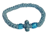 Браслет з грецьким плетінням "Комбоскіні" Блакитний Дитячий 