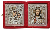 Складень Вседержитель Казанская   ↕21см ↔18см  
