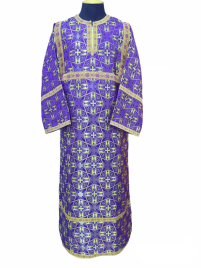 СТИХАРЬ   Фіолетовий   р54/д150см   Парча   