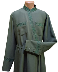 Підрясник грецький   Хакі    Костюмна тканина  52р  Вишивка Хрест 