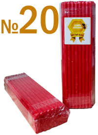 1кг Свечи    100%ВОСКОВЫЕ   №20КК   Количество - 50шт