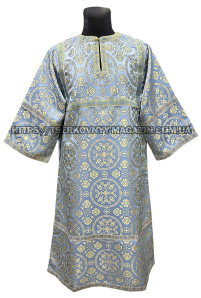 СТИХАРЬ   Блакитний   д120см   Парча   