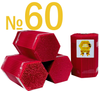 2кгСвечи 100%ВОСКОВЫЕ Красные №60   Количество-300шт     БЕЗ СКИДОК!
