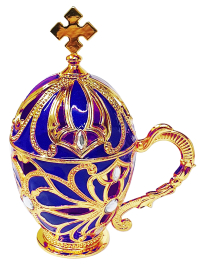 КАДИЛЬНИЦЯ   ↕15см Ø8см   Латунь Емаль Китай 