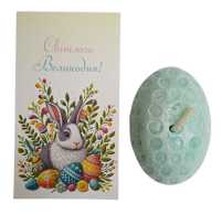 Свічка - Листівка  ПАСХАЛЬНА  Яйце  ↕ 5.5см  Парафін