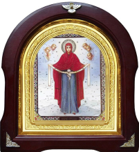 ПОКРОВ Богородицы   ↕29см ↔26см Литография 