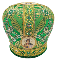 МИТРА   Зелена   Розмір 61   Парча  