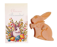 Свічка - Листівка  ПАСХАЛЬНА  Зайчик  ↕ 6см  Парафін
