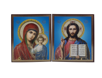 Пара Вседержитель Казанская   15,5/18,5см