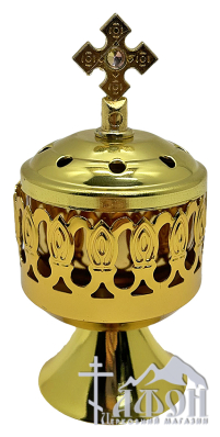 КАДИЛЬНИЦЯ   ↕12см Ø5см   Метал Китай