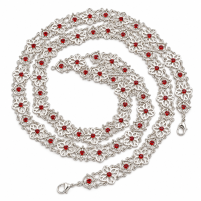 ЛАНЦЮГ для священників  №8 Нікель Сріблення Silver Plated 59см 
