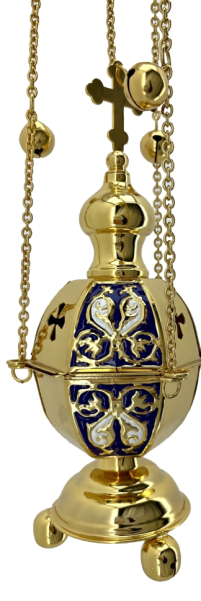 КАДИЛО   ↕61см ↑26см ↔9см   Латунь Позолота Україна 