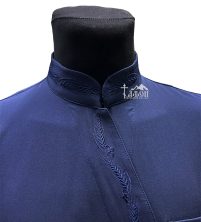 Підрясник грецький   Синій 48р   Мокрий шовк  Вишивка «Колос»