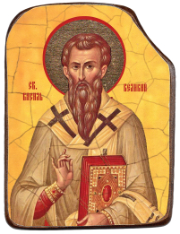 ВАСИЛИЙ  ↕17см ↔12.5см  Дерево Литография