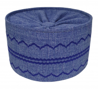 СКУФ'Я   Грецька   Блакитна   р57 Габардин Вишивка