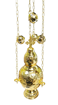 КАДИЛО   ↕65 ↑21 ↔7см   Латунь Позолота   Греція   