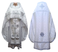 Облачення священника  Біле 48-50р/д150см   Парча 