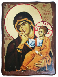 ВАТОПЕДСЬКА (ВІДРАДА або ВТІХА)   ↕23см ↔17см  Дерево Літографія