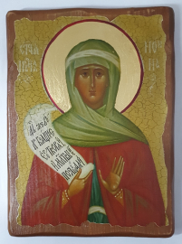 НОННА   17/13см Дерево Литография