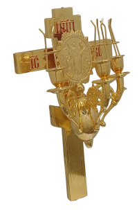 ТРИСВІЧНИК ПАСХАЛЬНИЙ ПОЗОЛОТА