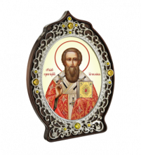 Икона латунная "Святой Григорий Богослов" 78,57