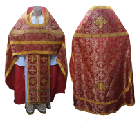 Облачення священника   Червоне 56р/д155см   Парча 