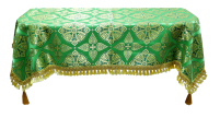 СКАТЕРТИНА   Зелена   ↕120см ↔120см   Парча