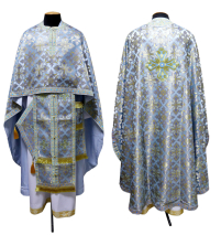 Облачение   Голубо-золотое   54р/д145см   Парча "Нарцисс"