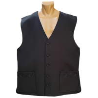 ЖИЛЕТ  р62 Костюмна тканина  Вишивка "Виноград"