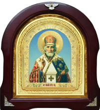 НИКОЛАЙ ЧУДОТВОРЕЦ   28/25см    Литография