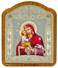 ПОЧАЕВСКАЯ   21/17см Дерево Литография