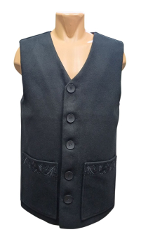 ЖИЛЕТ  р48 Кашемір+синтапон Вишивка "Гілочка"