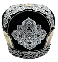 МИТРА   Черная   Размер 59   Бархат Вышивка 