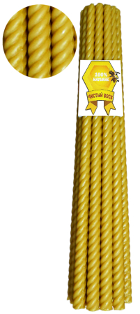 Свечи    100%ВОСКОВЫЕ СПИРАЛЬНЫЕ   Количество - 17шт