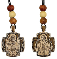 Крестик-икона НАТЕЛЬНЫЙ    ↕4,2см ↔3,2см 