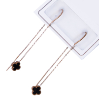 СЕРЕЖКИ Медичний сплав №472 "Конюшина" 