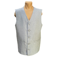 ЖИЛЕТ Сірий   р54  Льон-габардин  