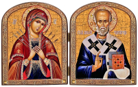 Складень СЕМЕСТРІЛЬНА МИКОЛАЙ 21.5/17.5 см  МДФ Поліграфія