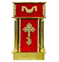 ПІДСТАВКА Червона  ↕92см ↔50см ↕50см   Булат Оксамит (02843)